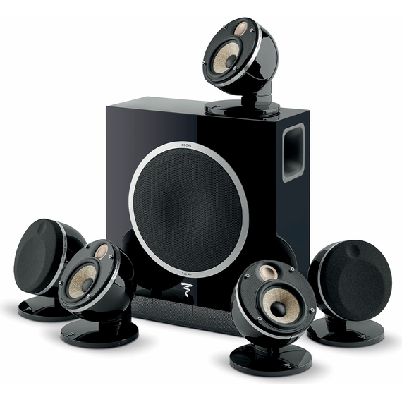 Focal Dôme Flax Pack 5.1, Black, Цвет: Black